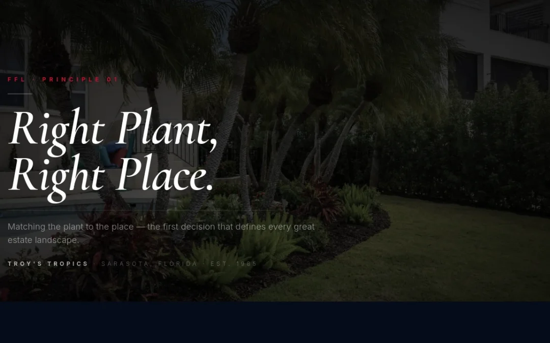Principle 1: Right Plant, Right Place – The Foundation of Florida-Friendly Landscaping™