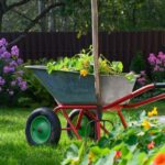A well-maintained compost pile in a Florida garden, ready to enrich the soil with organic matter