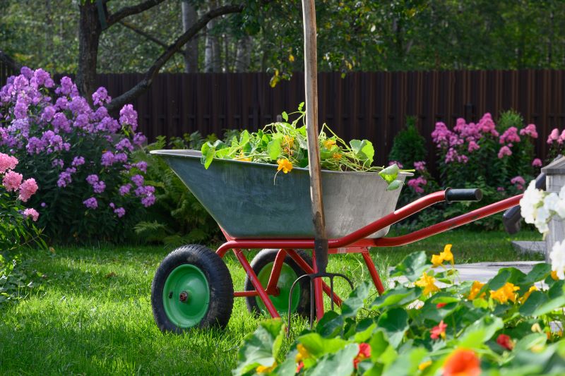 A well-maintained compost pile in a Florida garden, ready to enrich the soil with organic matter