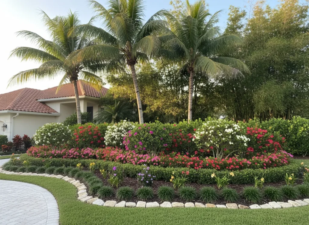 layered landscape design sarasota